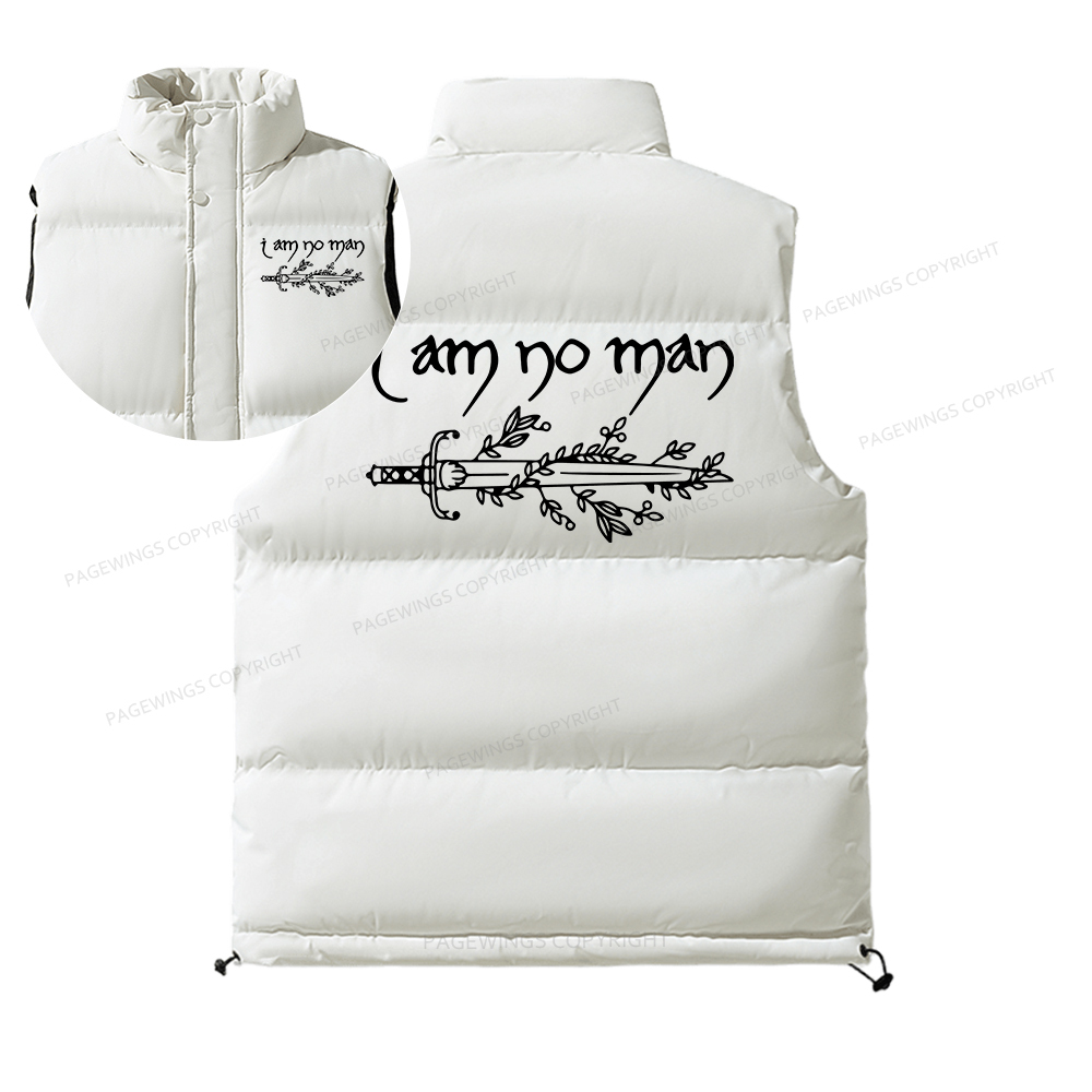 Pagewings I Am No Man Unisex Sleeveless Jacket