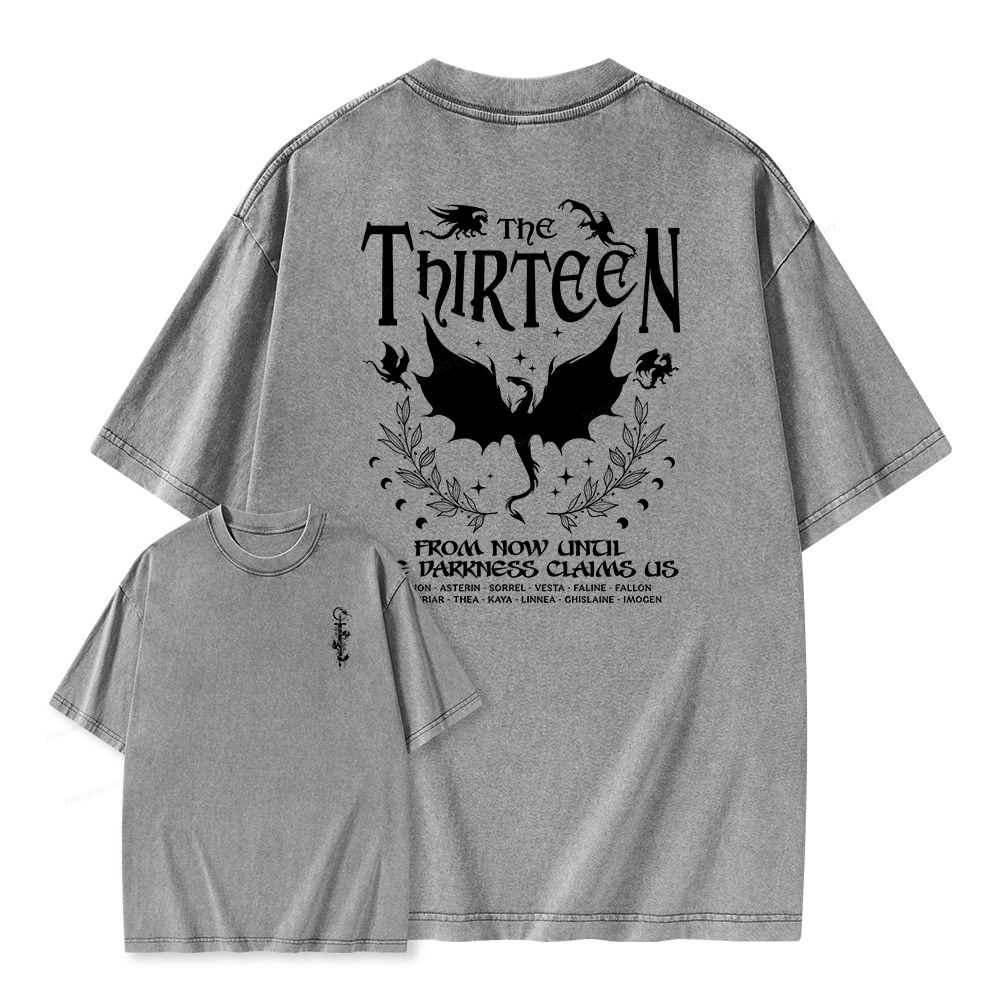 Pagewings The Thirteen Unisex Washed T-shirt