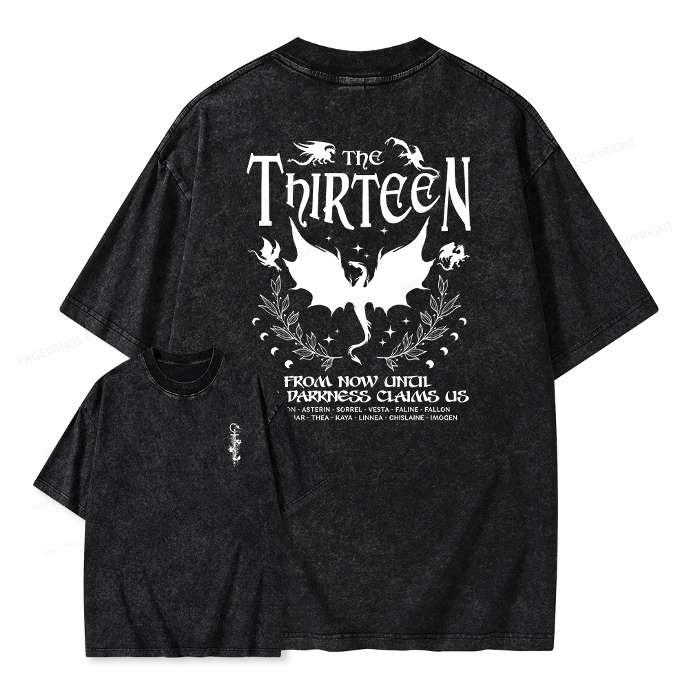 Pagewings The Thirteen Unisex Washed T-shirt
