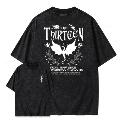 Pagewings The Thirteen Unisex Washed T-shirt