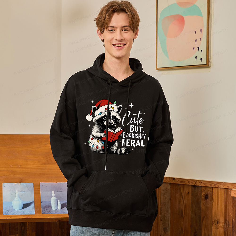 Pagewings Cute But Feral Unisex Classic Hoodie