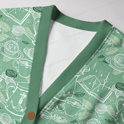 Pagewings Book Lover Unisex Ugly Cardigan Sweaters