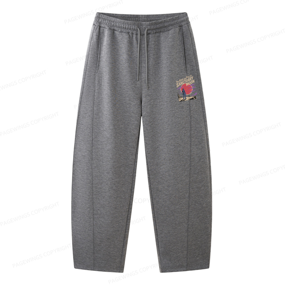 Pagewings The Rise And Fall Of Sanctuary Moon Unisex Barrel Sweatpants