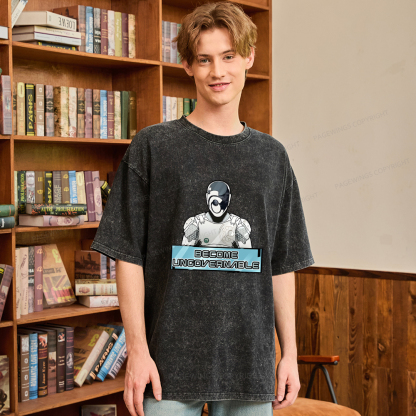 Pagewings Become Ungovernable Unisex Washed T-shirt