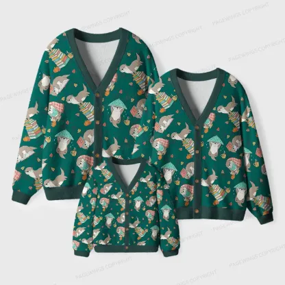 Pagewings Book Lover Unisex Ugly Cardigan Sweaters