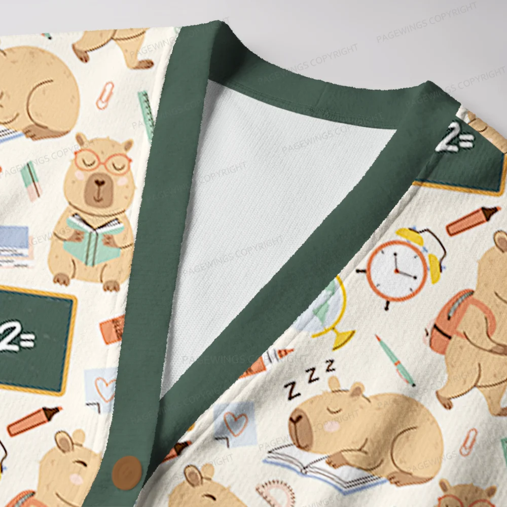 Pagewings Book Lover Unisex Ugly Cardigan Sweaters