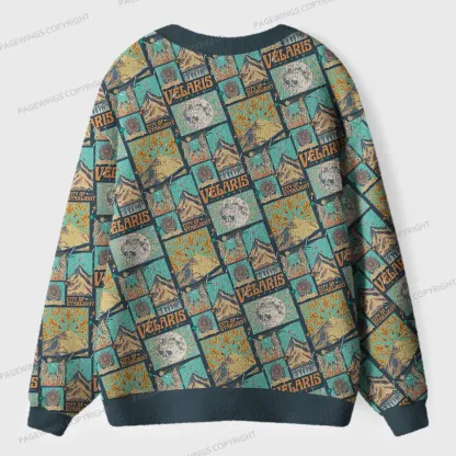 Pagewings Velaris Map Unisex Ugly Cardigan Sweaters