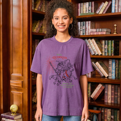 Pagewings Funny Christmas Show Us The Meaning Of Haste Unisex Washed T-shirt