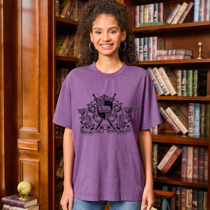 Pagewings Support The Public Library Unisex Washed T-shirt