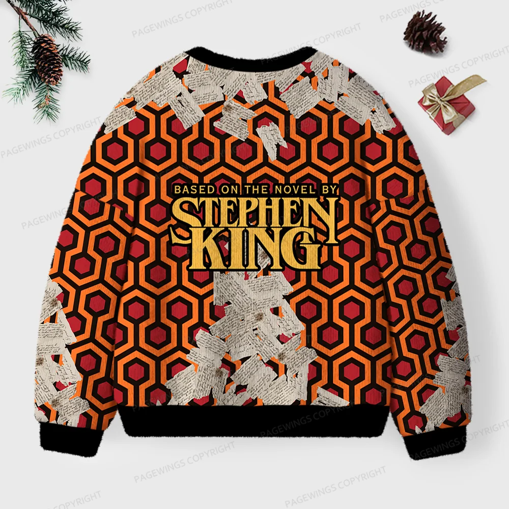 Pagewings Based On The Novel By Stephen King Unisex Ugly Knit Sweatshirt