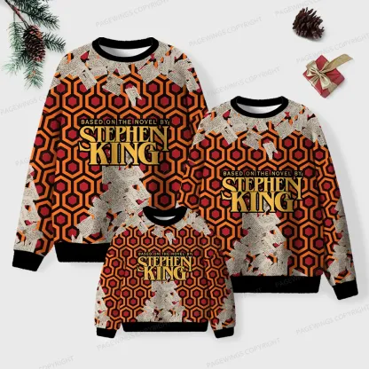 Pagewings Based On The Novel By Stephen King Unisex Ugly Knit Sweatshirt