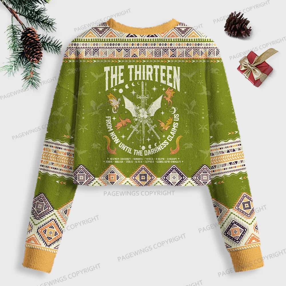 Pagewings The Thirteen Women Ugly Crop Sweatshirt