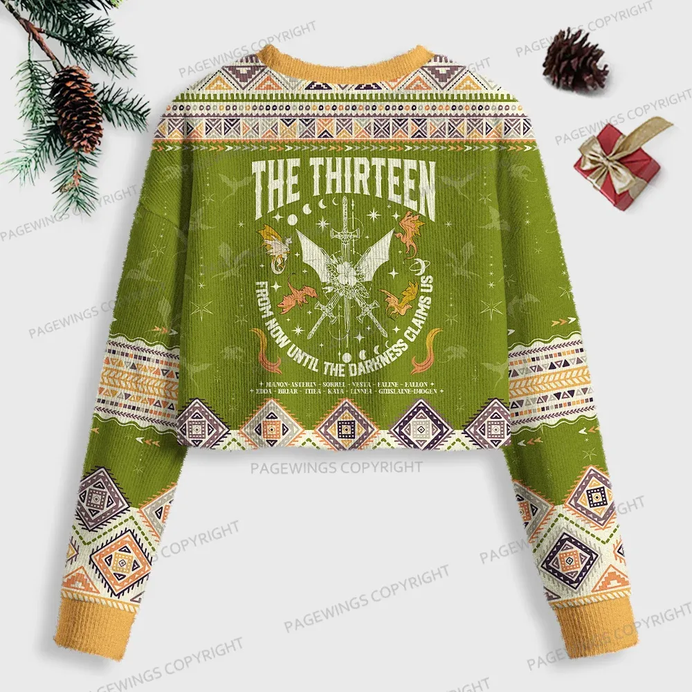 Pagewings The Thirteen Women Ugly Crop Sweatshirt