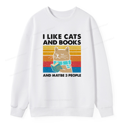 Pagewings Like Book And Maybe 3 People Unisex Classic Sweatshirt