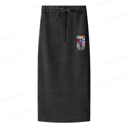 Pagewings World Tour Women Washed Long Skirts