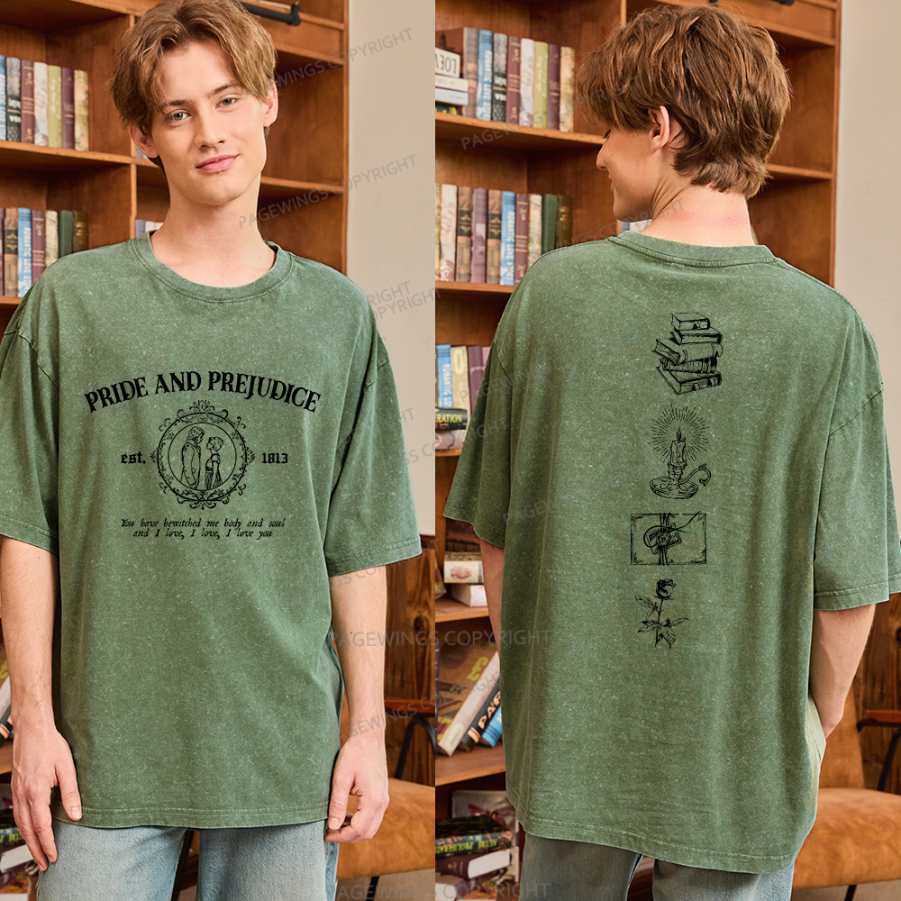 Pagewings You Have Bewitched Me Body And Soul Unisex Washed T-shirt