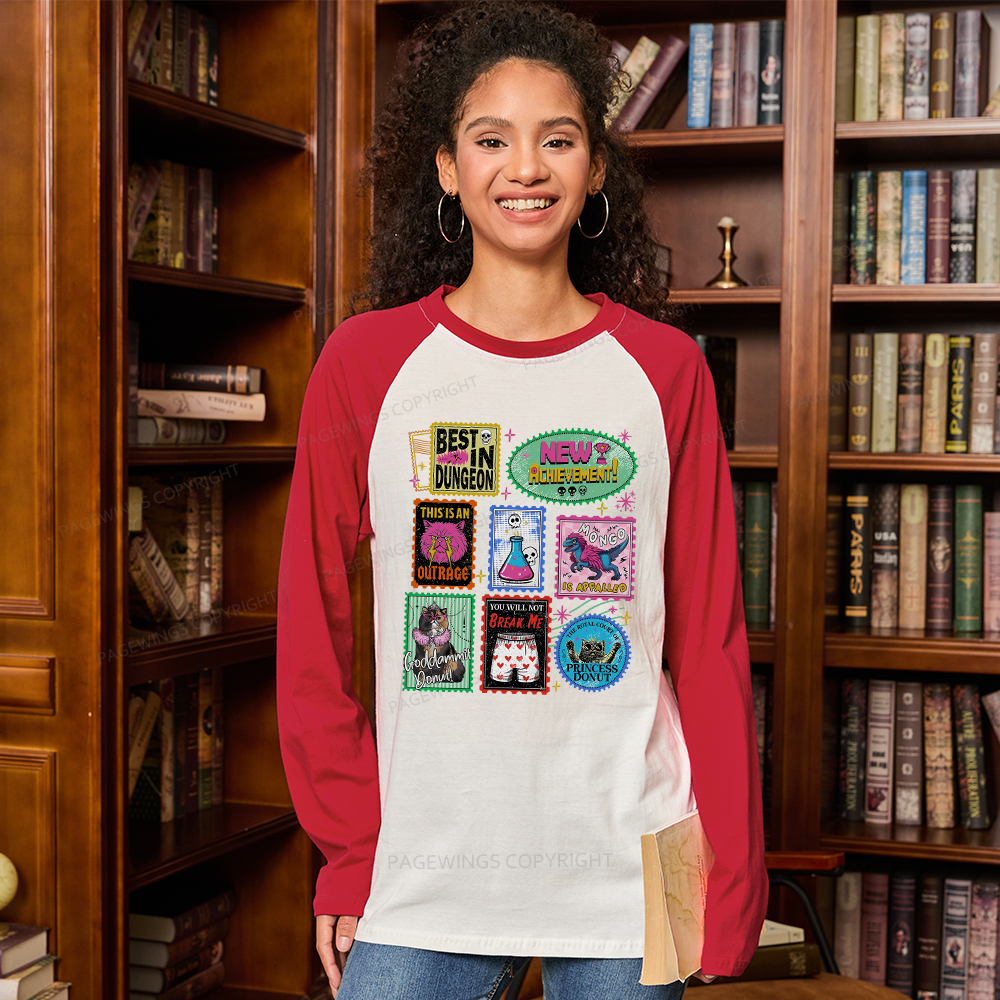 Pagewings New Achievement Long Sleeve Raglan T-shirt