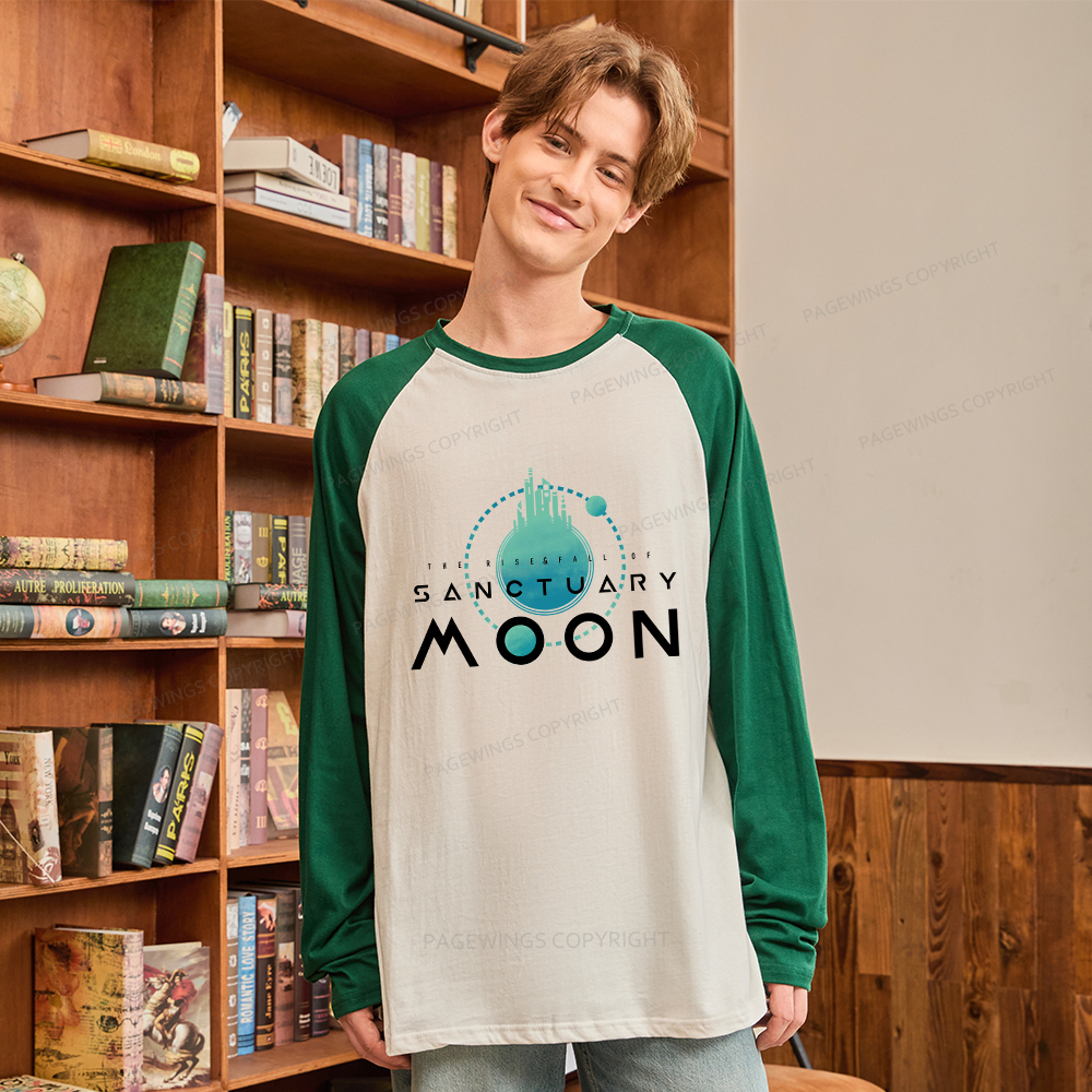 Pagewings Sanctuary Moon Long Sleeve Raglan T-shirt