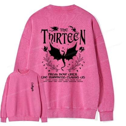 Pagewings The Thirteen Unisex Washed Sweatshirt
