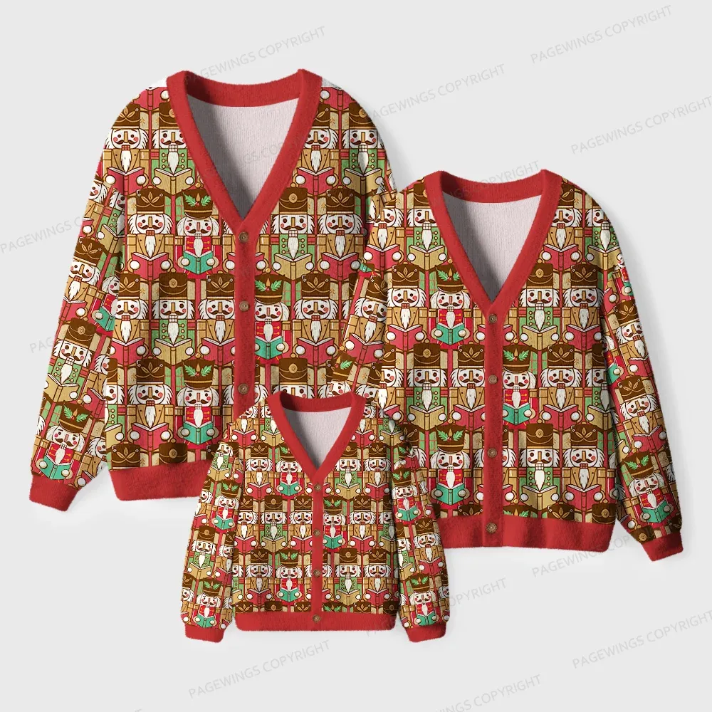Pagewings Cozy Reading Unisex Ugly Cardigan Sweaters