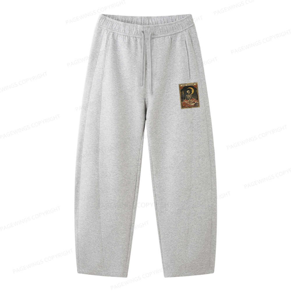 Pagewings The Reader Tarot Card Unisex Barrel Sweatpants