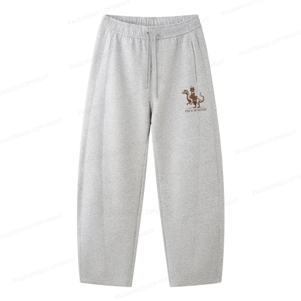 Pagewings Sci-Fi Book Lovers Unisex Barrel Sweatpants