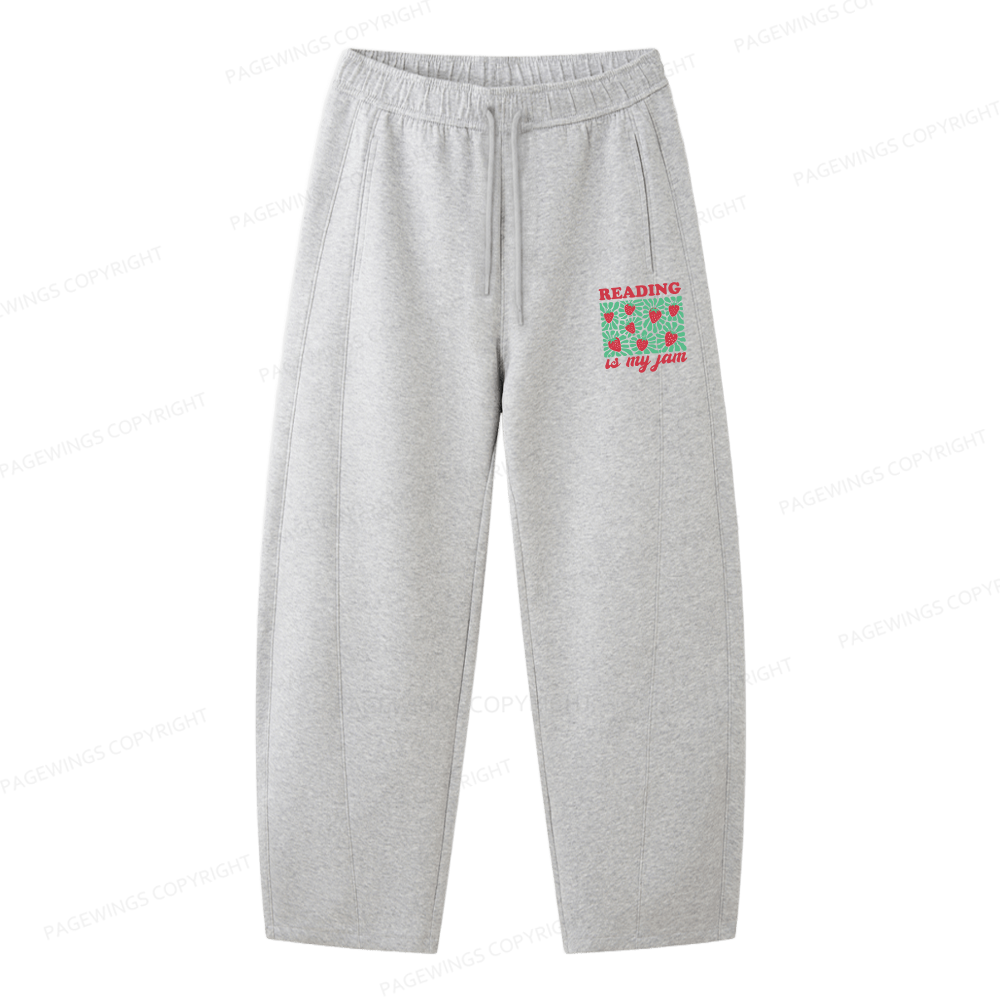 Pagewings Reading Is My Jam Unisex Barrel Sweatpants