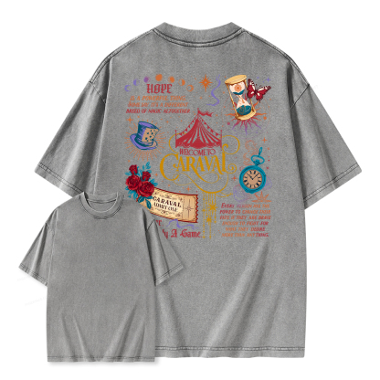 Pagewings Bookish Fantasy Unisex Washed T-shirt