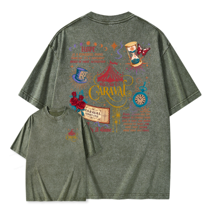 Pagewings Bookish Fantasy Unisex Washed T-shirt