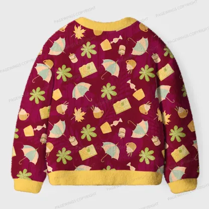 Pagewings Cozy Reading Unisex Ugly Cardigan Sweaters