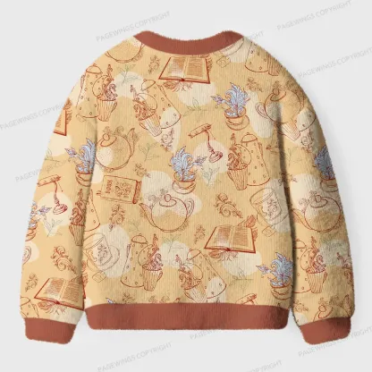 Pagewings Book Unisex Ugly Cardigan Sweaters