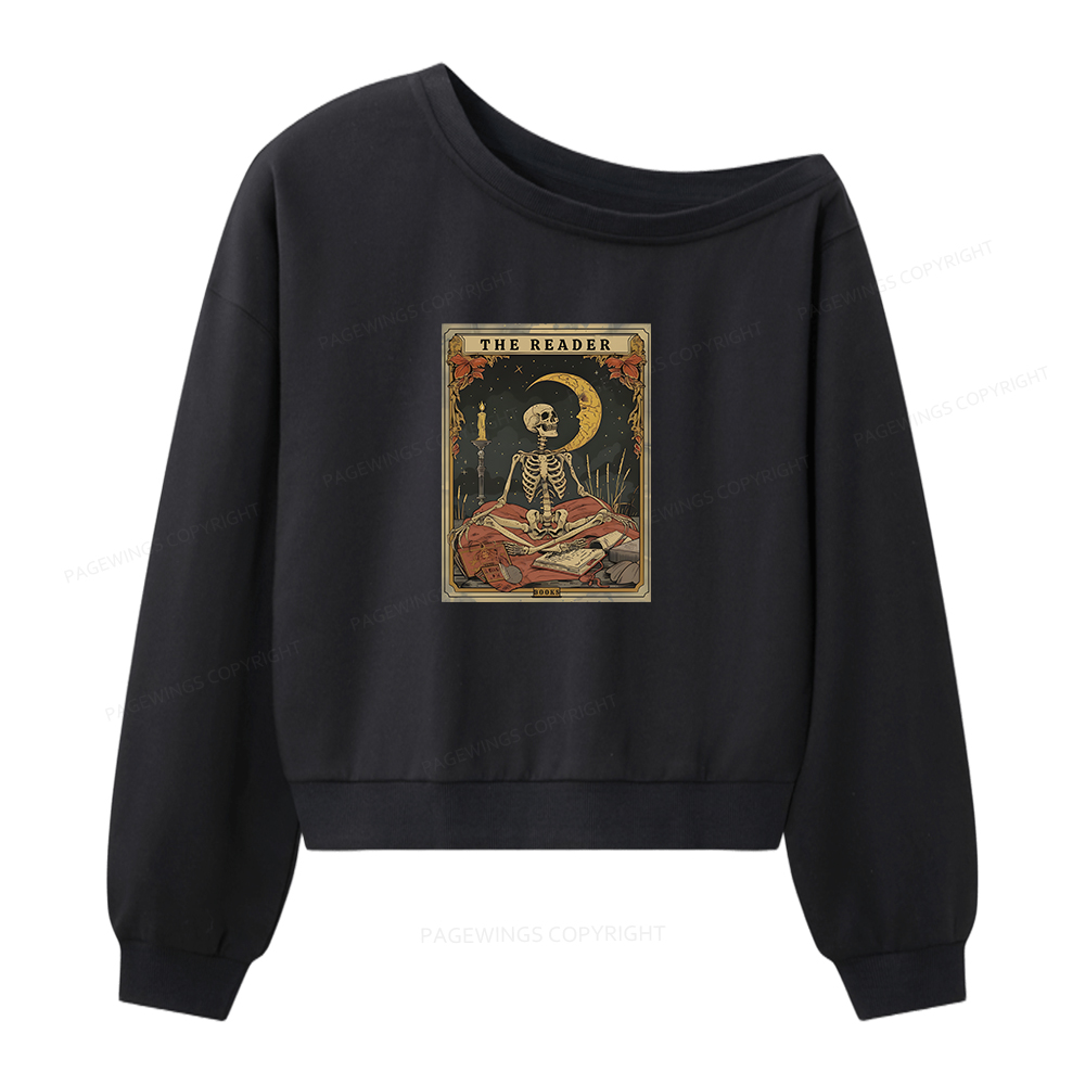 Pagewings Thorns And Roses Court Of Dreams Women Off  Shoulder Sweatshirt