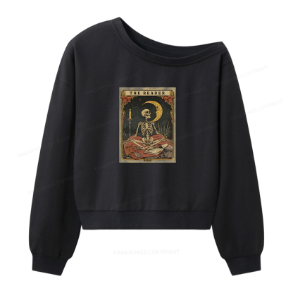 Pagewings Thorns And Roses Court Of Dreams Women Off  Shoulder Sweatshirt
