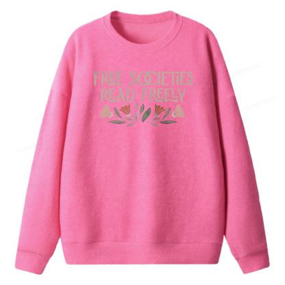 Pagewings Read Freely Unisex Knit Sweatshirt