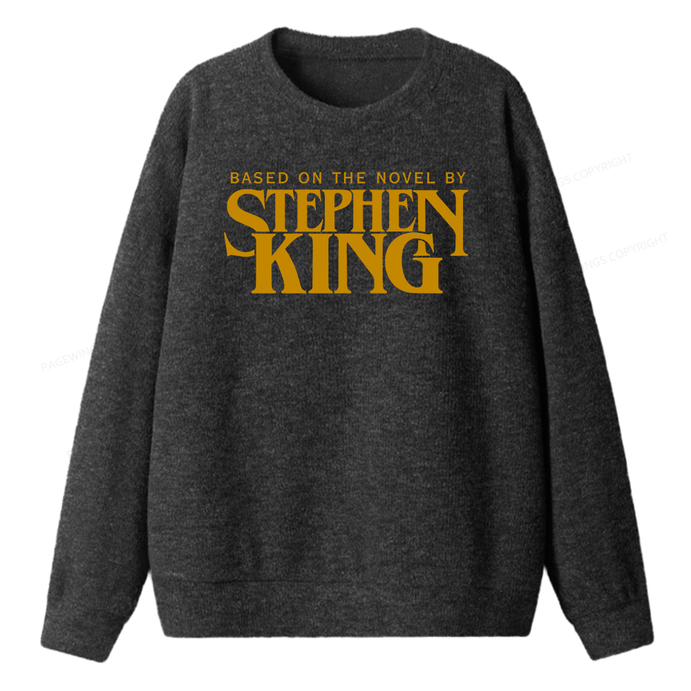 Pagewings Based On A Novel By Stephen King Unisex Knit Sweatshirt