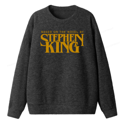 Pagewings Based On A Novel By Stephen King Unisex Knit Sweatshirt