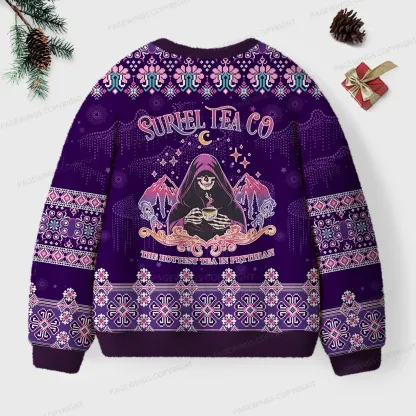 Pagewings Fantasy Surel Tea Unisex Ugly Knit Sweatshirt