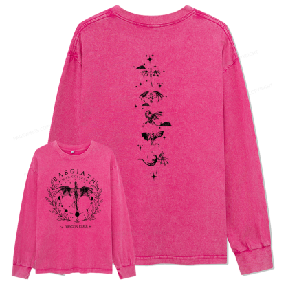 Pagewings Fantasy Team Unisex Washed Long Sleeve T-shirt