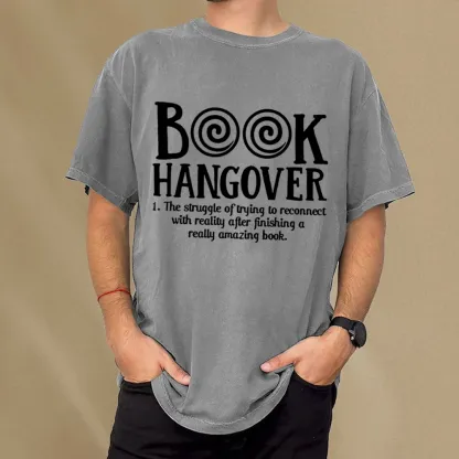 Pagewings Book Hangover Unisex Washed T-shirt