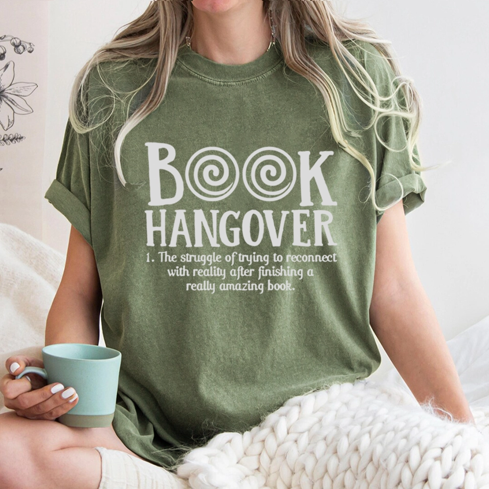 Pagewings Book Hangover Unisex Washed T-shirt
