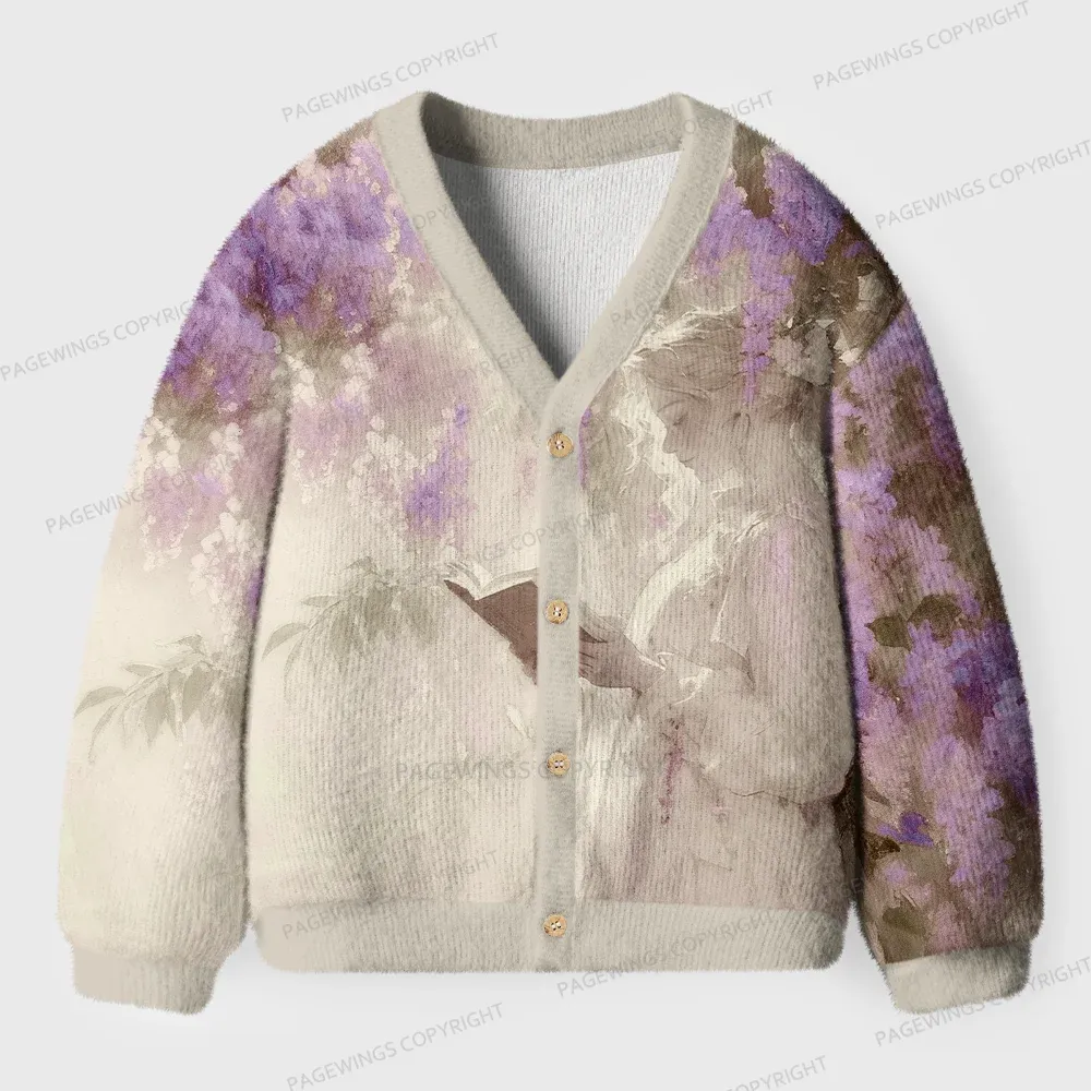 Pagewings Book Girl Unisex Ugly Cardigan Sweaters