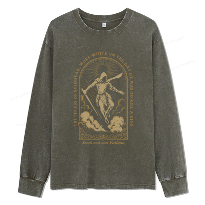 Pagewings Truthless of Shinovar Unisex Washed Long Sleeve T-shirt