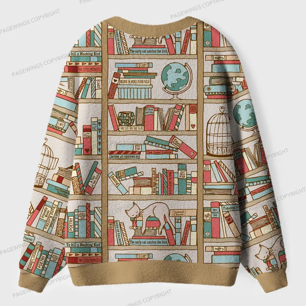 Pagewings Bookstore  Unisex Ugly Cardigan Sweaters