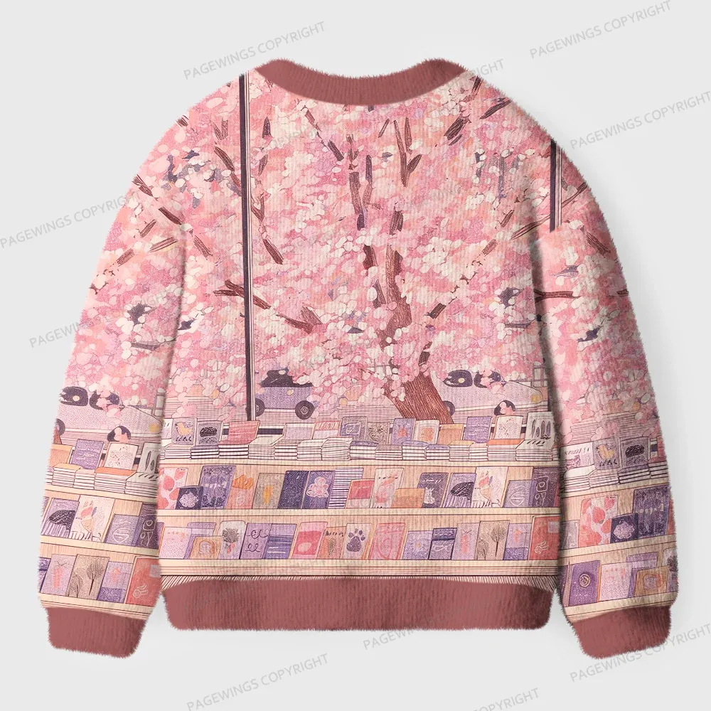 Pagewings Cozy Reading Unisex Ugly Cardigan Sweaters
