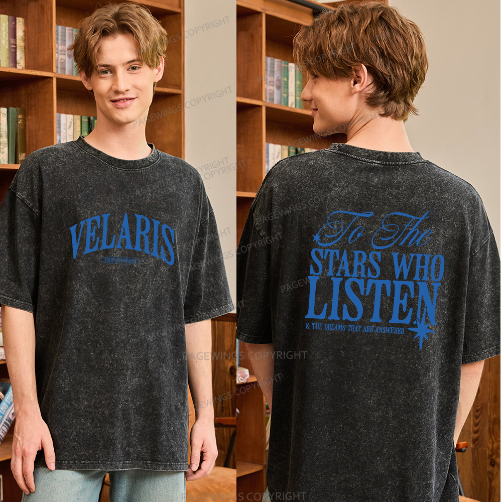 Pagewings Velaris Unisex Washed T-shirt