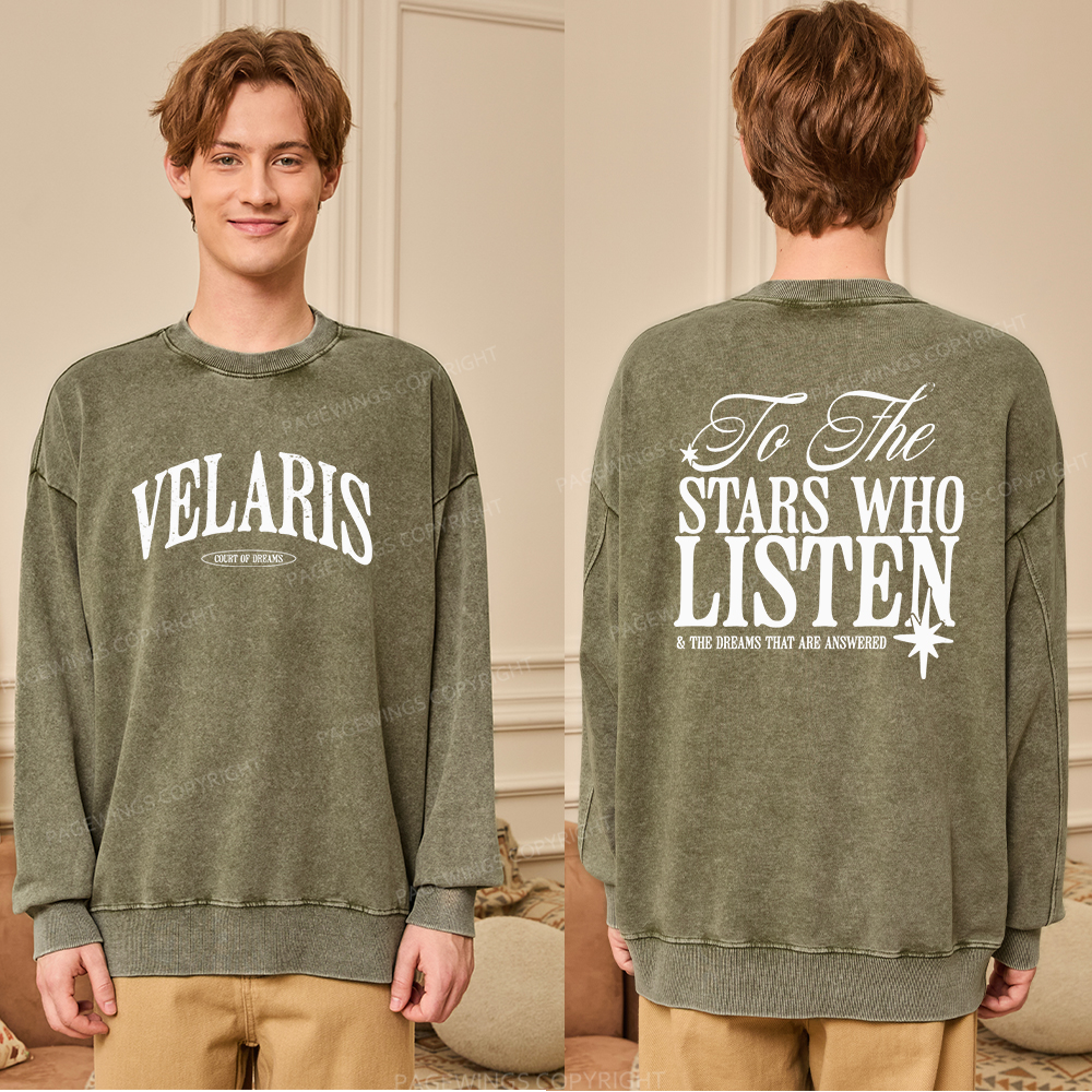 Pagewings Velaris Unisex Washed Sweatshirt