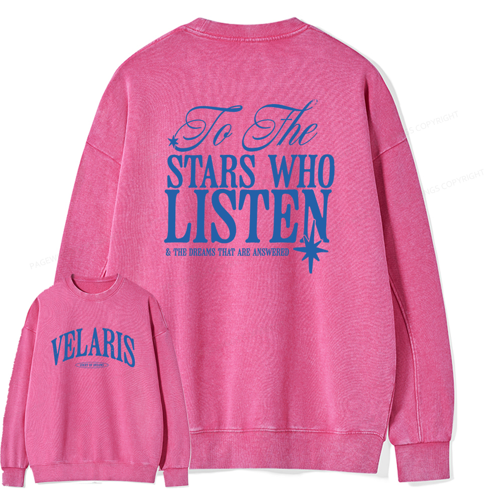 Pagewings Velaris Unisex Washed Sweatshirt