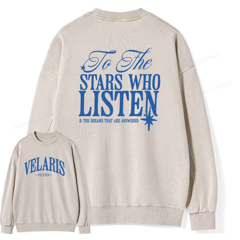 Pagewings Velaris Unisex Washed Sweatshirt