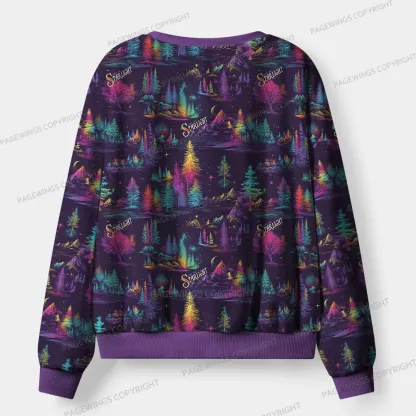 Pagewings City of Starlight Unisex Flannel Pajama Set