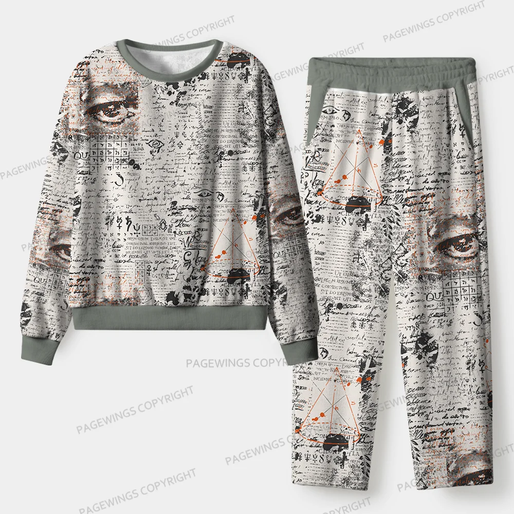 Pagewings Book Lover Unisex Flannel Pajama Set